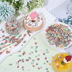 90pcs 9 Arten handgemachte Polymer-Ton-Perlen&nbsp;CLAY-SC0002-77