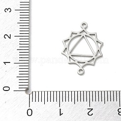 Ciondoli connettore chakra in acciaio inossidabile 304&nbsp;SA-CBA28C1-01E-P