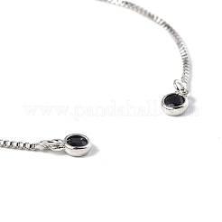 Creazione di bracciali con cursore a catena in ottone con placcatura a cremagliera&nbsp;KK-A142-017P-01
