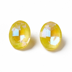 Cabochon di strass di vetro moka fluorescent style eletroplate k9&nbsp;RGLA-J020-A-MI