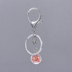 Porte-clés pendentifs en verre&nbsp;KEYC-JKC00192-M