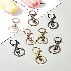 Portachiavi con chiusura a moschettone in lega di ferro 8 pz 4 colori&nbsp;KEYC-FS0001-06A