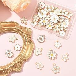 40pcs 10 styles de pendentifs en émail en alliage&nbsp;ENAM-FS0004-04B