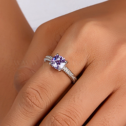 Ensemble de bijoux géométriques en zircon carré incrusté d'argent s925 pour les fêtes.&nbsp;PC9848-3