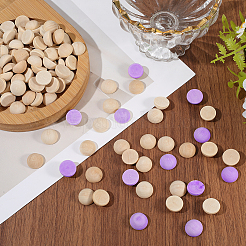 Unfertige Cabochons aus Naturholz&nbsp;WOOD-SP0001-55B