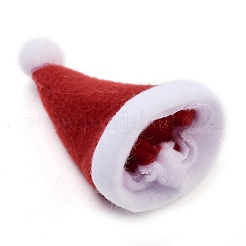 Cappello di natale copri bottiglia di vino in velluto&nbsp;AJEW-M012-01A