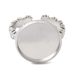 Componentes del anillo del brazalete de acero inoxidable 304 con forma de flor&nbsp;STAS-P454-05E-P