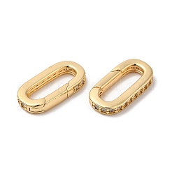 Messing micro pave zirkonia federringringe&nbsp;KK-B074-59G