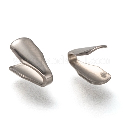 Emembouts à sertir pliables en acier inoxydable 304 résistants au ternissement&nbsp;X-STAS-G122-09P-A02