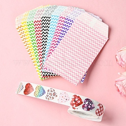 45 Stück 9 Farben weiße Kraftpapiertüten&nbsp;CARB-FS0001-02