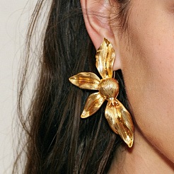 Boucles d'oreilles en alliage pour femmes&nbsp;AL-CBA4777-03A