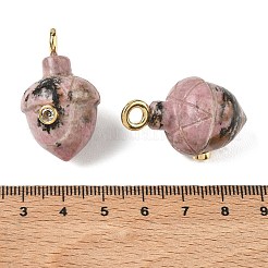 Colgantes naturales rhodonite&nbsp;GG-CBA105B-04P-G