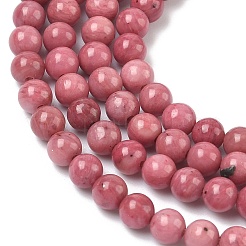 Natur rhodonite runde Perle Stränge&nbsp;G-G735-09-4mm