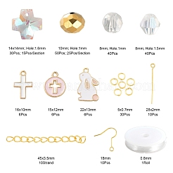 Kits de fabrication de boucles d'oreilles sur le thème de Pâques&nbsp;DIY-LS0003-84