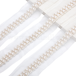 2 Yard Spitzenbesatz aus Polyester- und Kunststoffperlengaze&nbsp;OCOR-GA0002-85