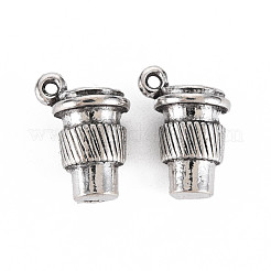 Tibetischer stil Aluminium Anhänger & Charms&nbsp;PALLOY-T075-152AS-RS