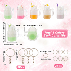 Kit fai da te per realizzare una catena di imitazione del tè al latte&nbsp;DIY-SC0020-68
