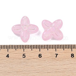 Perles en acrylique transparent mat&nbsp;X1-OACR-P029-09B-01