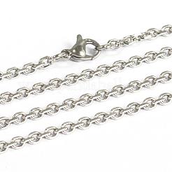 Colliers en acier inoxydable 304 résistant au ternissement&nbsp;NJEW-D265-02P