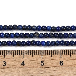 Natürlicher Lapislazuli Perlenstränge&nbsp;G-RM250101-B37