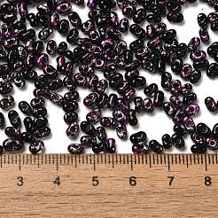 Spray bemalte Glasperlen&nbsp;SEED-F005-08A-04