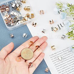 80 Stück 4 Farben 304 Edelstahl Ohr Manschette Zubehörse&nbsp;STAS-UN0023-17