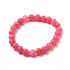 Natürliches Chalcedon-Stretcharmband für Damen und Herren&nbsp;BJEW-JB06690