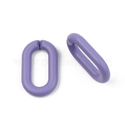 Undurchsichtige sprühlackierte Acrylverbindungsringe&nbsp;OACR-T024-02-I05