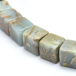 Natürliche Aqua Terra Jaspis Perlen Stränge&nbsp;G-I213-01-4mm