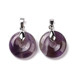 Pendenti d'ametista naturale&nbsp;G-E059-01P-02
