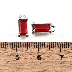 Messing Glas-Anhänger&nbsp;KK-Z156-02P-04