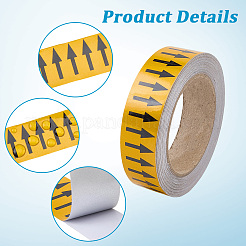 Ruban adhésif fléché directionnel en PVC pour tuyaux&nbsp;AJEW-WH20020-641A