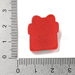 Deko-Cabochons aus undurchsichtigem Harz mit Weihnachtsmotiv&nbsp;CRES-B022-06A