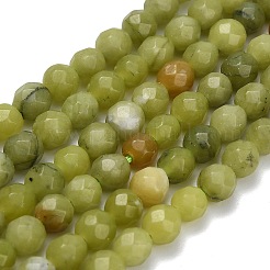 Natürliche Sinkiang Jade Perlen Stränge&nbsp;G-L642-F06-4mm