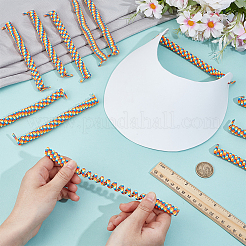 Federschnürsenkel aus Polyester- und Gummilatexfaden&nbsp;DIY-WH0723-030D