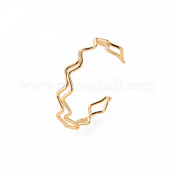 Messing Manschettenringe&nbsp;RJEW-Q765-030-NF
