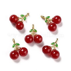 Manuelle Bunte Malerei Anhänger & Charms&nbsp;LAMP-A150-02MG