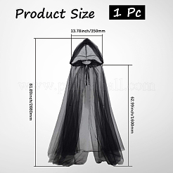 Capa tipo túnica con capucha para disfraz de Halloween&nbsp;AJEW-WH20054-072