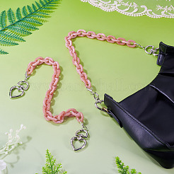 2 Stück Acryl-Gliederketten zur Taschenverlängerung&nbsp;HJEW-TAC0140