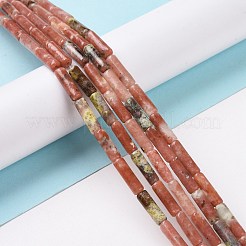 Natürliche Pflaumenblüten-Jaspis-Perlenstränge&nbsp;G-F247-54