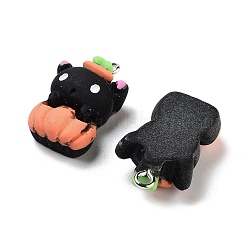 Colgantes de resina opaca con tema de halloween&nbsp;RESI-N039-91
