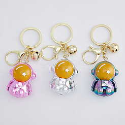 6 porte-clés pendentif astronaute en acrylique 3 couleurs&nbsp;KEYC-DC0001-10