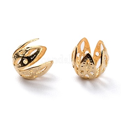 Tappi di perline fantasia in ottone&nbsp;KK-O131-19G