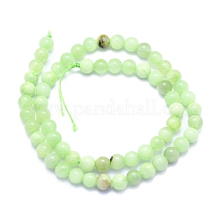Natürliche weiße Jade perlen Stränge&nbsp;G-K310-C14-6mm