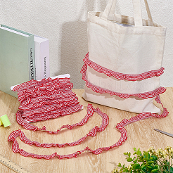 20 Yards Polyester-Spitzenbänder&nbsp;DIY-PH0031-86D