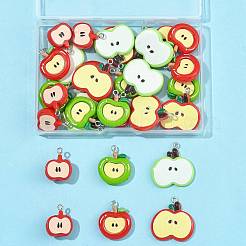 32pcs 5 Arten undurchsichtige Harzanhänger&nbsp;RESI-FS0002-39