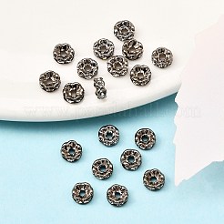 Messing Strass Zwischen perlen&nbsp;RB-A014-L5mm-01B