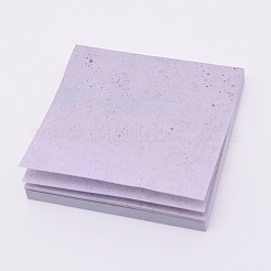 Note appiccicose quadrate in stile marmo&nbsp;DIY-WH0140-52C