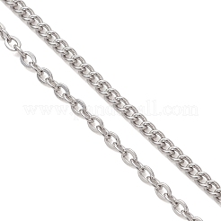 Fabrication de bracelets à maillons coulissants en chaîne torsadée en acier inoxydable 304&nbsp;AJEW-JB01509-02