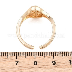 Offene Manschettenringe aus Messing für Damen&nbsp;CU-CBAA973-05G